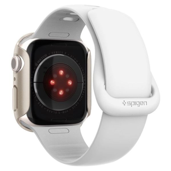 Spigen Thin Fit™ Case Apple Watch Series 7 / 8 / 9 - 41 mm - Argent