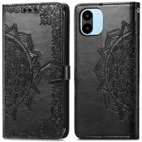 imoshion Etui de téléphone portefeuille Mandala Xiaomi Redmi A1 / A2 - Noir