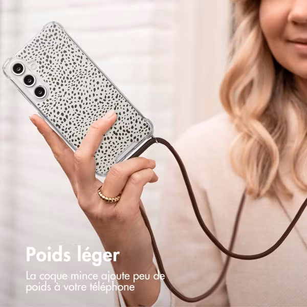 imoshion Coque Design avec cordon Samsung Galaxy S24 FE - Desert Dots