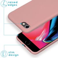 imoshion Coque Couleur iPhone SE (2022 / 2020) / 8 / 7 - Dusty Pink