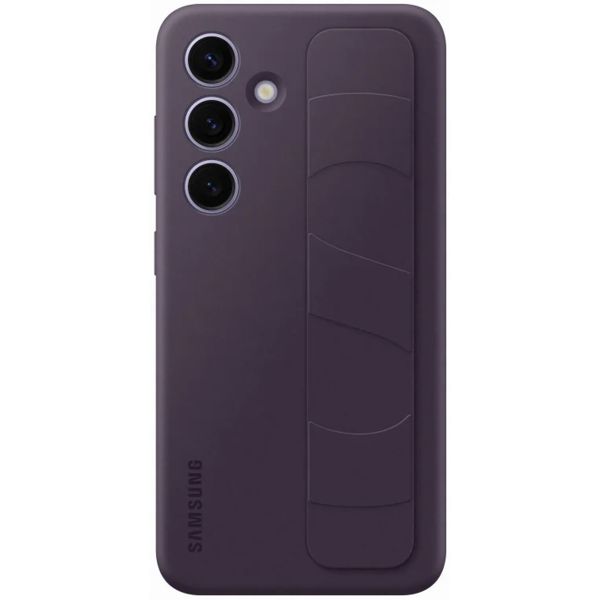 Samsung Coque arrière originale Standing Grip Galaxy S24 - Dark Violet