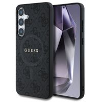 Guess Coque MagSafe Classic avec logo 4G Samsung Galaxy S25 Plus - Noir