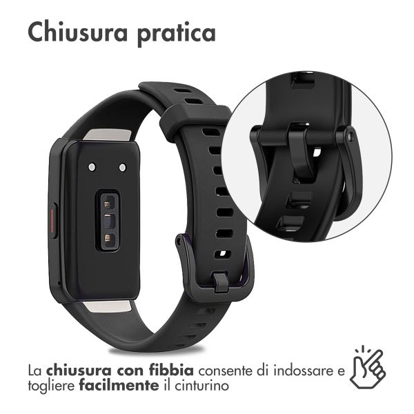 imoshion Bracelet silicone Huawei Band 6 / Honor Band 6 - Noir