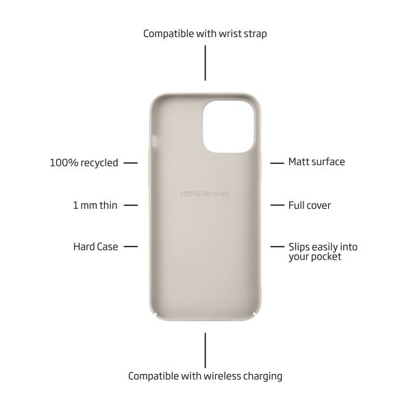 Holdit Coque Slim iPhone 14 Pro - Light Beige