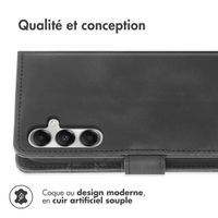 imoshion Etui de téléphone portefeuille avec cordon Samsung Galaxy A35 - Noir