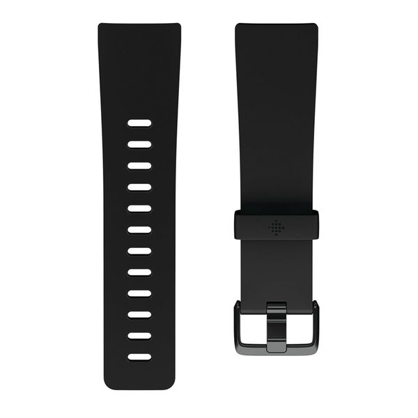 Fitbit Bracelet Classic silicone Fitbit Versa / Versa 2 / Versa Lite - Taille S - Noir