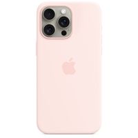 Apple Coque en silicone MagSafe iPhone 15 Pro Max - Light Pink