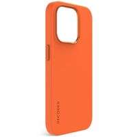 Decoded Coque en silicone MagSafe iPhone 15 Pro - Orange