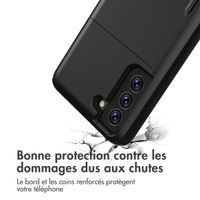 imoshion Coque arrière avec porte-cartes Samsung Galaxy S21 FE - Noir