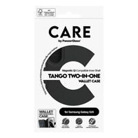 CARE by PanzerGlass Étui de télephone portefeuille Tango 2 en 1 avec MagSafe Samsung Galaxy S25 - Black