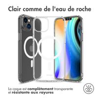 Accezz Coque Clear avec MagSafe iPhone 14 Plus - Transparent