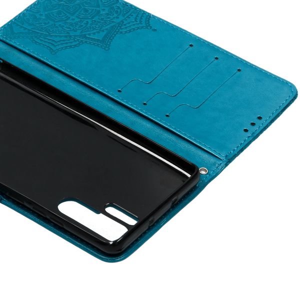 Etui de téléphone portefeuille Huawei P30 Pro - Turquoise