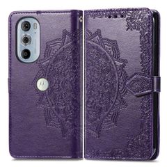 imoshion Etui de téléphone portefeuille Mandala Motorola Edge 30 Pro / Edge Plus (2022) - Violet