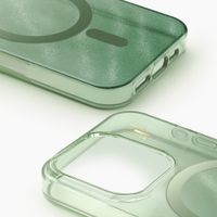 iDeal of Sweden Coque Clear MagSafe Apple iPhone 16 Pro Max - Sage Green