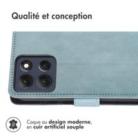 imoshion Étui de télephone portefeuille Motorola Moto G86 - Bleu clair
