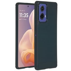 imoshion Coque Brushed Motorola Moto G85 - Bleu foncé