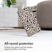 imoshion Étui de télephone portefeuille Design Samsung Galaxy A34 (5G) - Black And White Dots