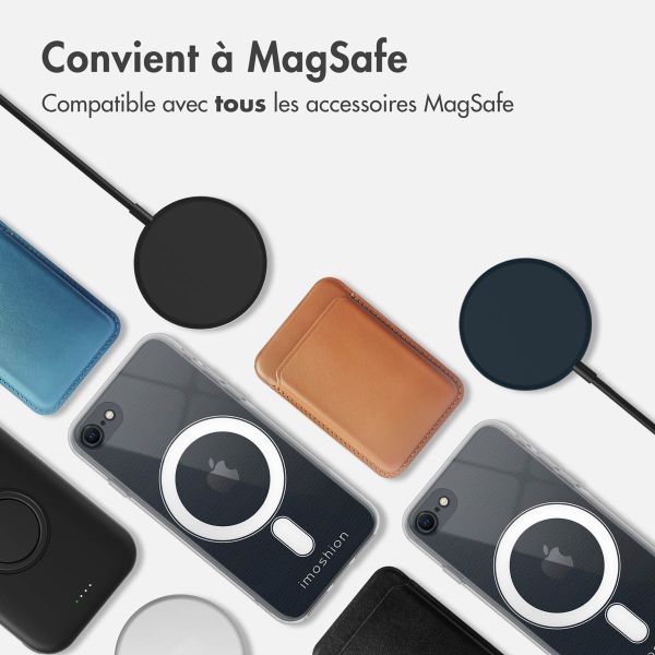 imoshion Coque arrière avec MagSafe Apple iPhone SE (2022 / 2020) / 8 / 7 - Transparent