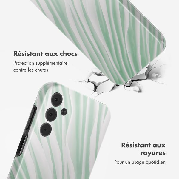 Selencia Coque arrière Vivid Samsung Galaxy A15 (5G) - Nature Grayed Jade