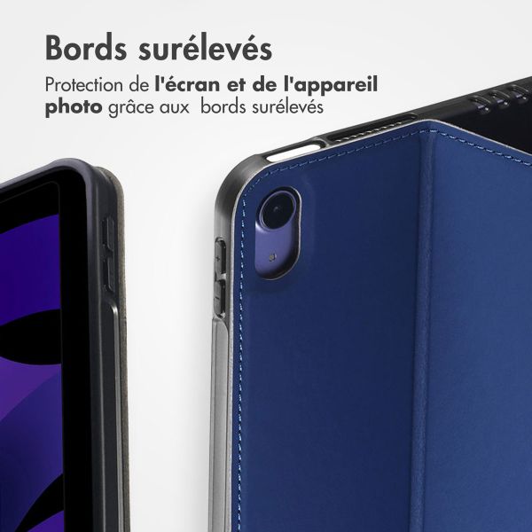 Accezz Coque tablette Classic Apple iPad 11 (2025) 11 pouces A16 / iPad 10 (2022) 10.9 pouces - Bleu foncé