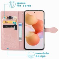 imoshion Etui de téléphone portefeuille Mandala Xiaomi 12 Lite - Rose Dorée