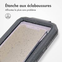 imoshion Support de téléphone premium pour vélo - Résistant aux éclaboussures - Rotation à 360° - Universel - Noir