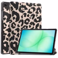 imoshion Coque tablette Design Trifold Samsung Galaxy Tab A11 Plus - Leopard