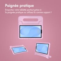 imoshion Coque kidsproof avec poignée Samsung Galaxy Tab A11 / A9 8.7 pouces - Rose clair