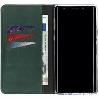 Selencia Étui de téléphone portefeuille en cuir véritable Samsung Galaxy Note 9