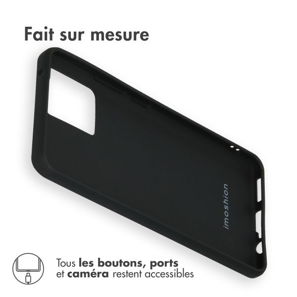 imoshion Coque Couleur Motorola Moto G72 - Noir