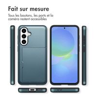 imoshion Coque arrière avec porte-cartes Samsung Galaxy A36 / A56 - Bleu foncé