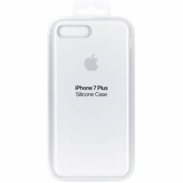 Apple Coque en silicone Apple iPhone 8 Plus / 7 Plus - Blanc
