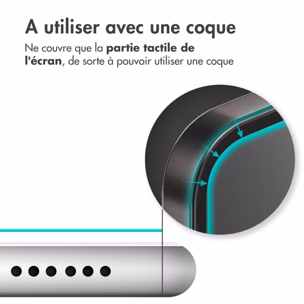 Accezz Protection d'écran en verre trempé iPhone SE (2022 / 2020)