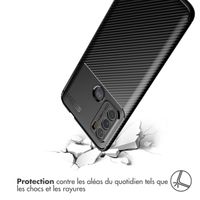 imoshion Coque silicone Carbon Motorola Moto G60 - Noir