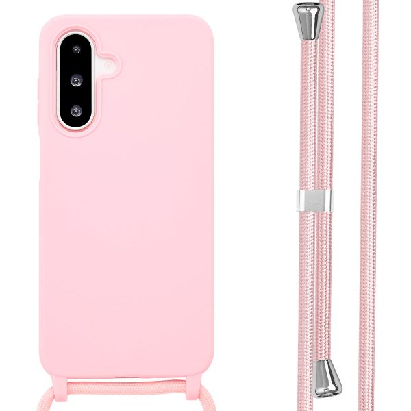 imoshion Coque en silicone avec cordon Samsung Galaxy A26 - Rose