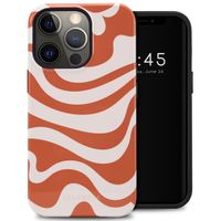 Selencia Coque arrière Vivid Tough Apple iPhone 13 Pro - Dream Swirl Orange