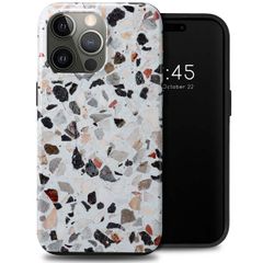 Selencia Coque arrière Vivid Tough iPhone 15 Pro Max - Chic Terazzo