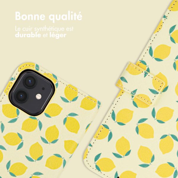 imoshion Étui de télephone portefeuille Design Apple iPhone 11 - Citrus Dream