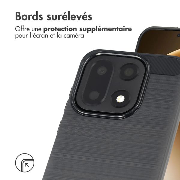 imoshion Coque Brushed OnePlus 15 - Noir