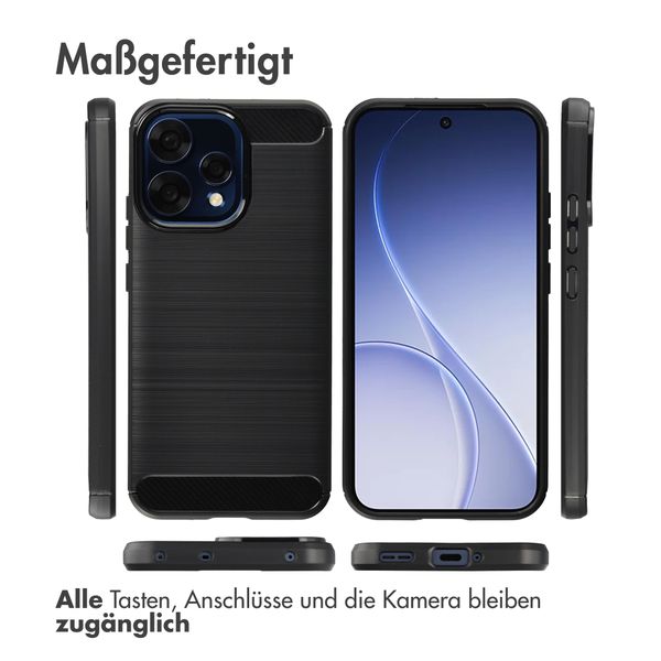 imoshion Coque Brushed Oppo Reno15 F (5G) - Noir
