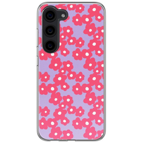 imoshion Coque design pour Samsung Galaxy S23 - Dusty Rose Blossoms