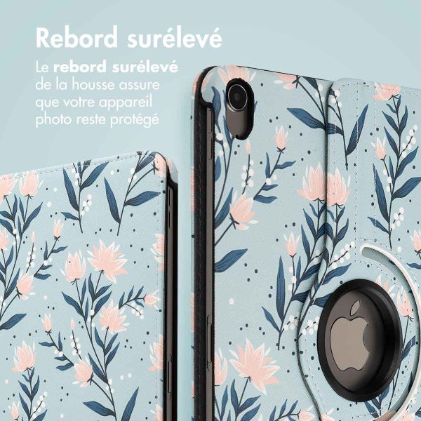 imoshion Coque tablette Design rotatif à 360° Apple iPad Air 5 (2022) / Air 4 (2020) - Flowers