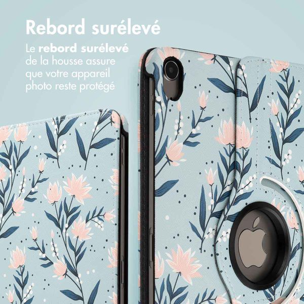 imoshion Coque tablette Design rotatif à 360° iPad Air 5 (2022) / Air 4 (2020) - Flowers