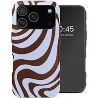 Selencia Coque arrière Vivid avec MagSafe Apple iPhone 17 Pro Max - Dream Swirl Chocolate