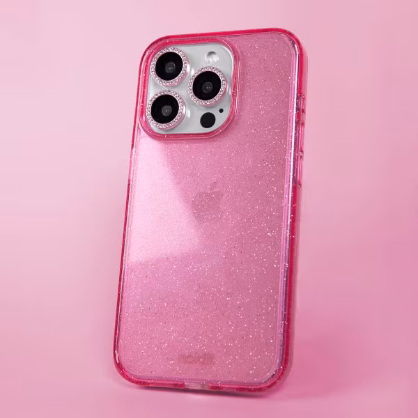 Holdit Protection Caméra Paillettes Apple iPhone 14 / 14 Plus - Pink
