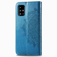 Etui de téléphone portefeuille Mandala Samsung Galaxy A51