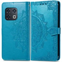 imoshion Etui de téléphone portefeuille Mandala OnePlus 10 Pro - Turquoise