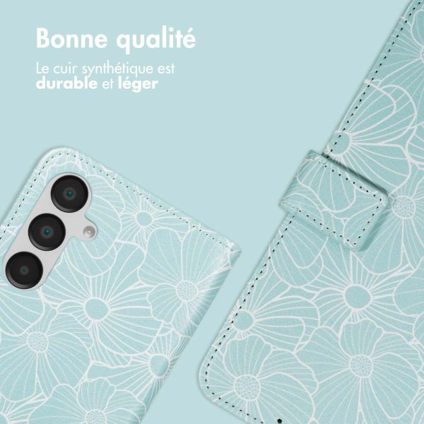 imoshion Étui de télephone portefeuille Design Samsung Galaxy A35 - Botanica