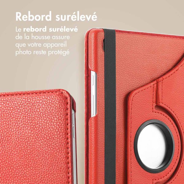 imoshion Coque tablette rotatif à 360° Samsung Galaxy Tab S6 Lite (2020/2022/2024)  - Rouge
