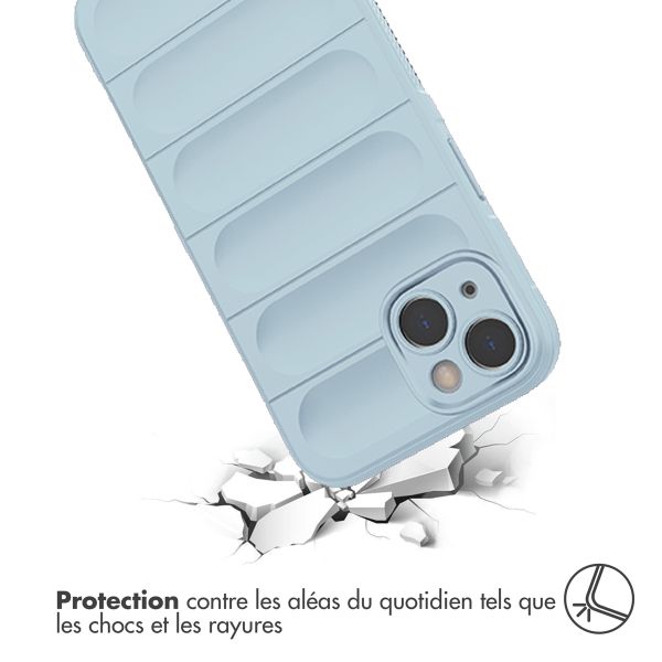 imoshion Coque arrière EasyGrip iPhone 13 - Bleu clair